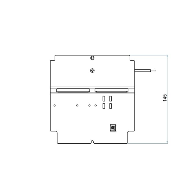 Produktbild UBD 165 175  -  Steckdoseneinsatz für 2 FLF inkl. leer